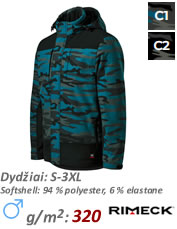 VERTEX CAMO W56 Winter softshell jacket men’s