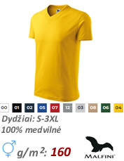 Unisex marškinėliai su kontrastingos spalvos apvadais INFINITY 131